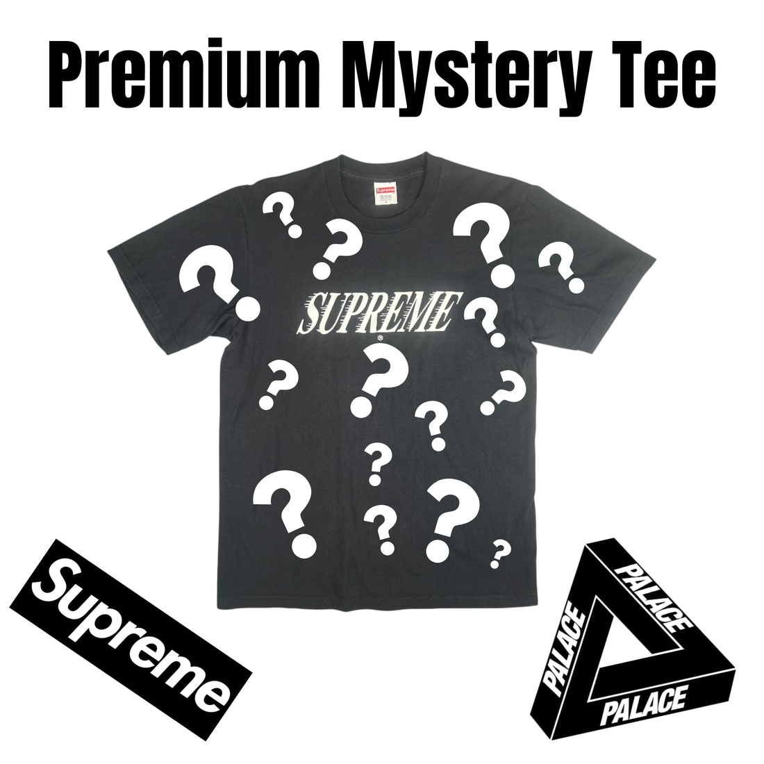 Premium Mystery Tee: a Supreme or Palace tee, picked for you