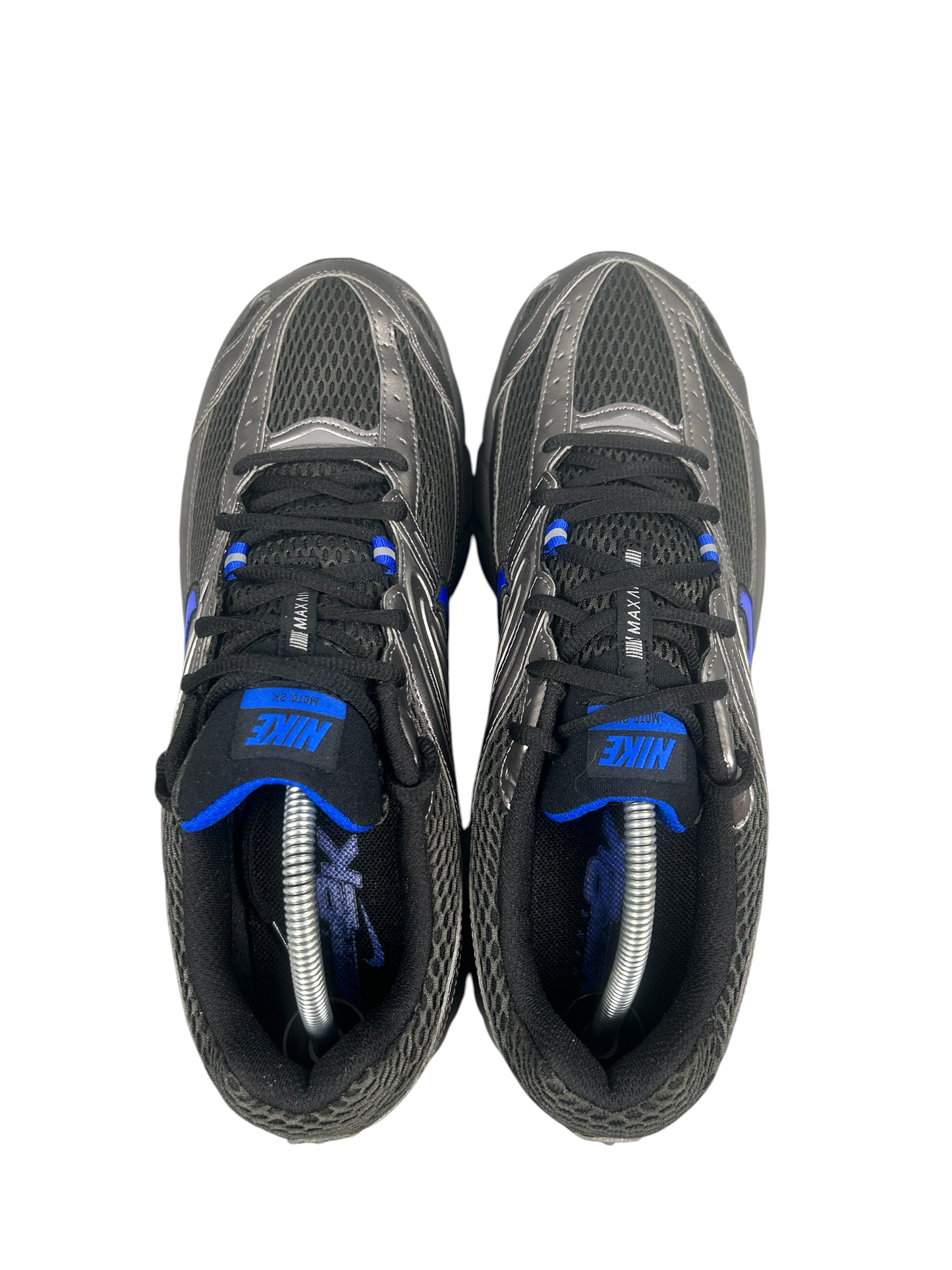 Nike Air Max Moto 2K Dark Smoke Grey Racer Blue UK 11.5 - Top View