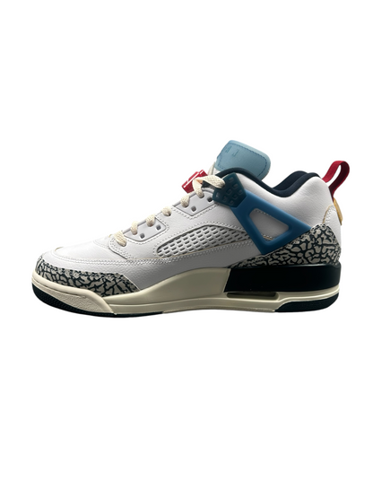 Jordan Spizike Low | White / Blue / Red | Size UK 7