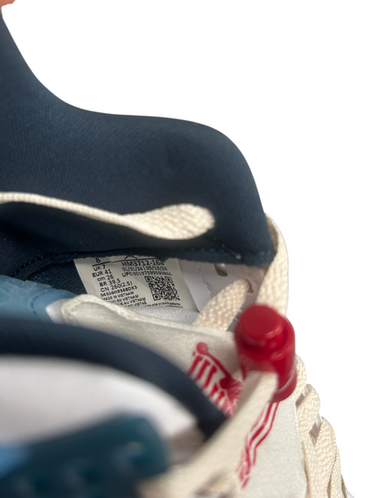 Jordan Spizike Low | White / Blue / Red | Size UK 7